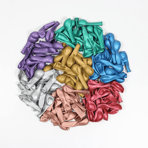 5 इंच धातुई लेटेक्स गुब्बारा