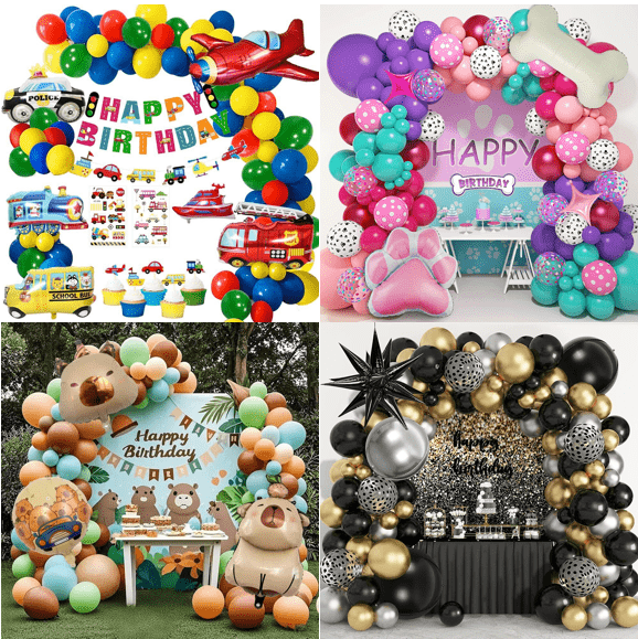 जन्मदिन की पार्टी गुब्बारा मेहराब