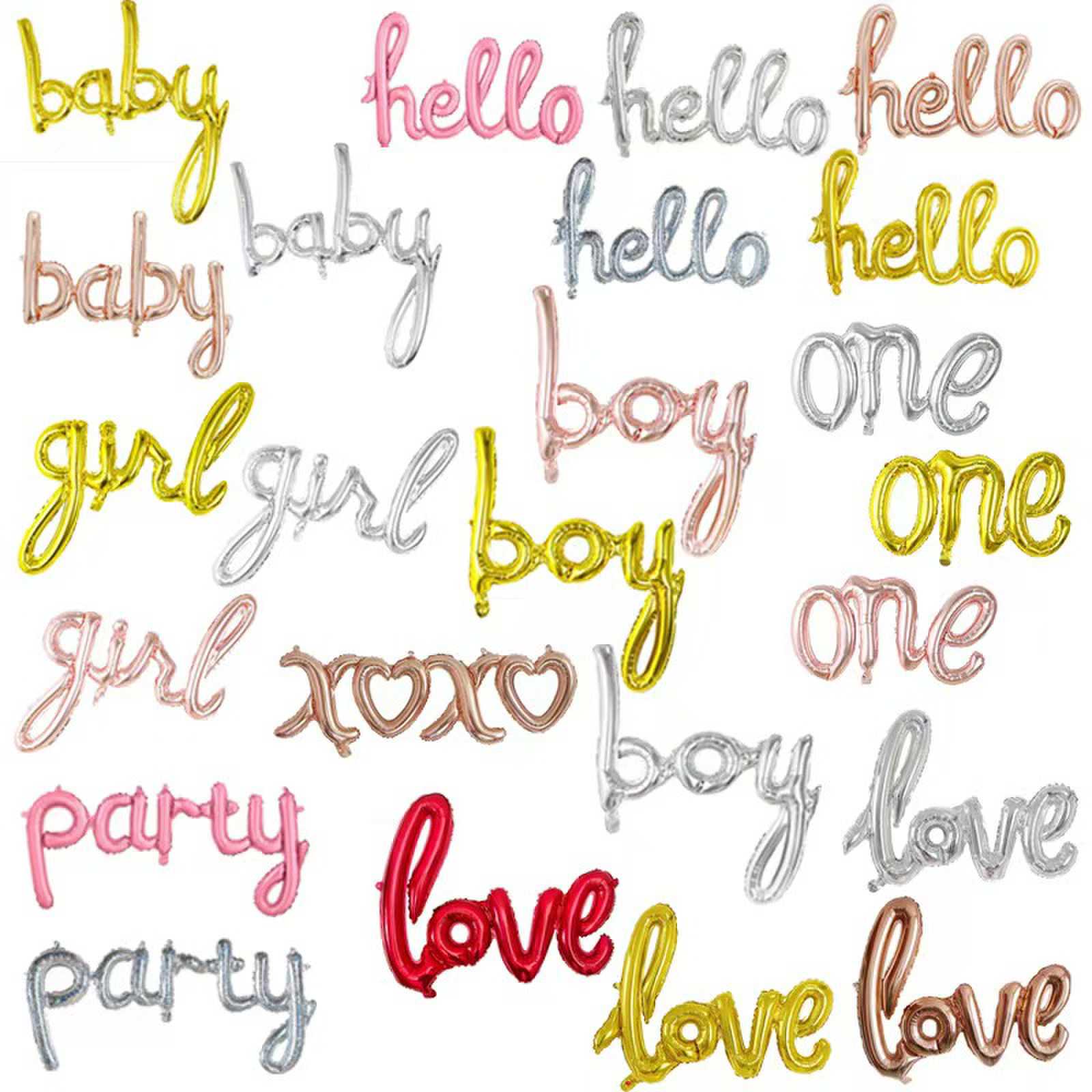 जुड़ा हुआ फ़ॉइल गुब्बारा