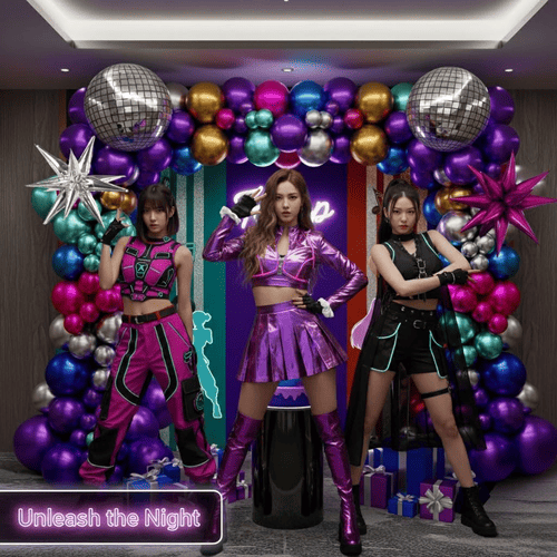 डिस्को बैलून आर्क किट