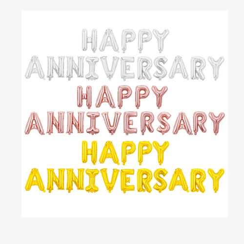 सालगिरह मुबारक फ़ॉइल गुब्बारा