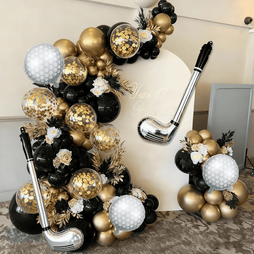 एक गुब्बारे की माला किट में छेद