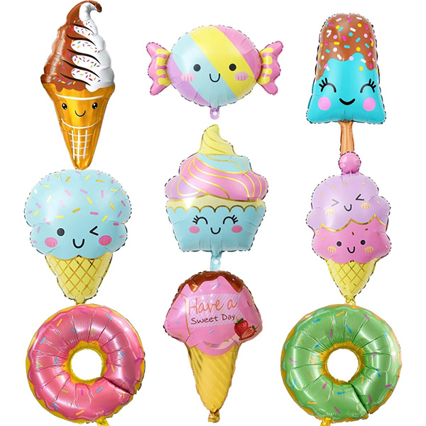 आइसक्रीम पन्नी गुब्बारा