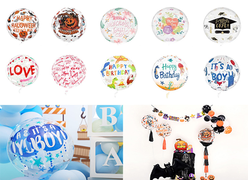 birthday print bobo balloon